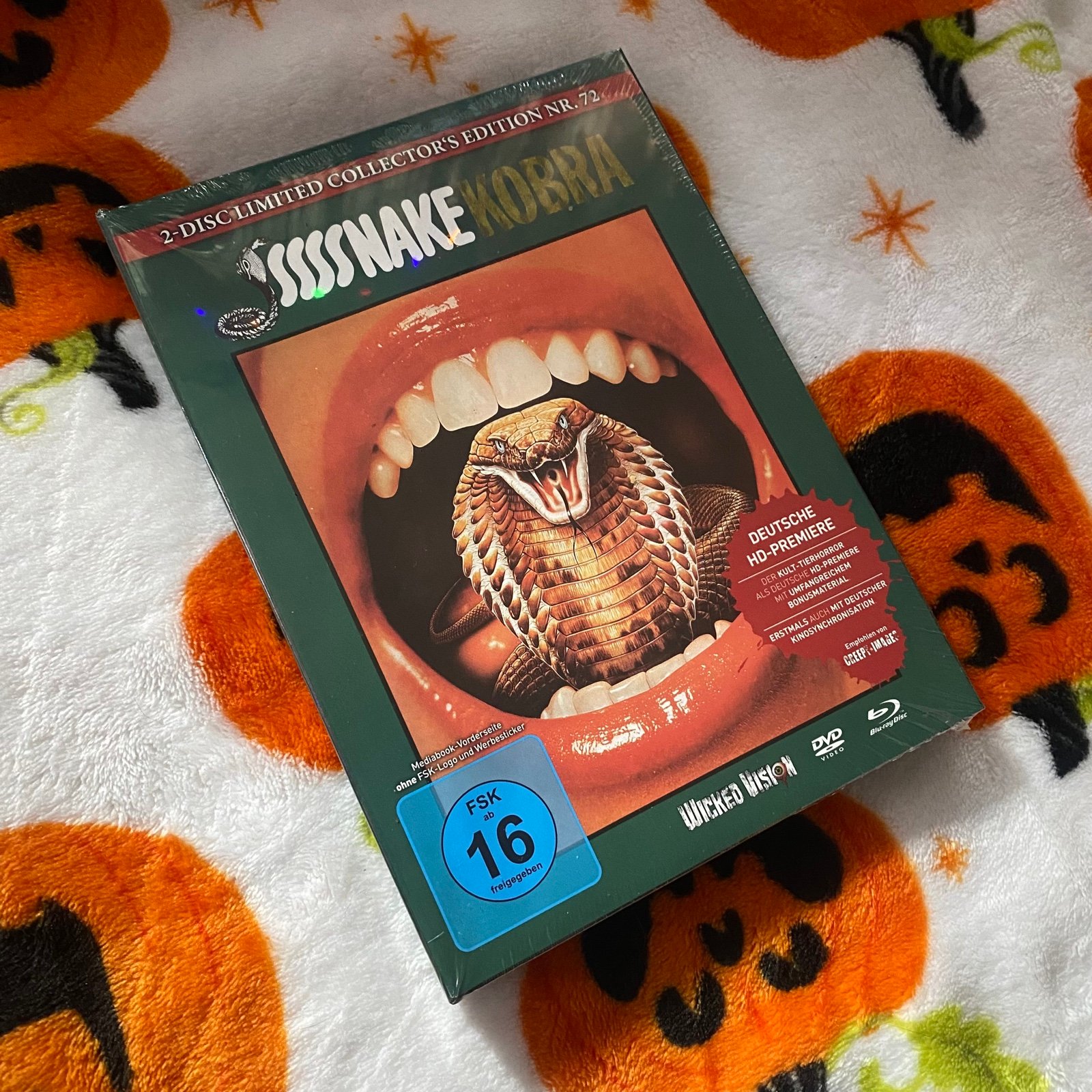 Ssssnake blu ray digibook NEW Germany import mediabook only 222 made variant