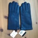 Coach Sculpted Signature Leather Tech Gloves black 6.5