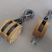 Vintage hoist Pulleys