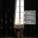 Blackout Curtains & Drapes 84 Inches Length 2 Panels Set for Li