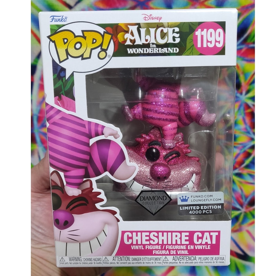 Cheshire Cat #1199 - Exclusive LE 4000 Diamond Ed Disney Funko Pop *DESCRIPTION*