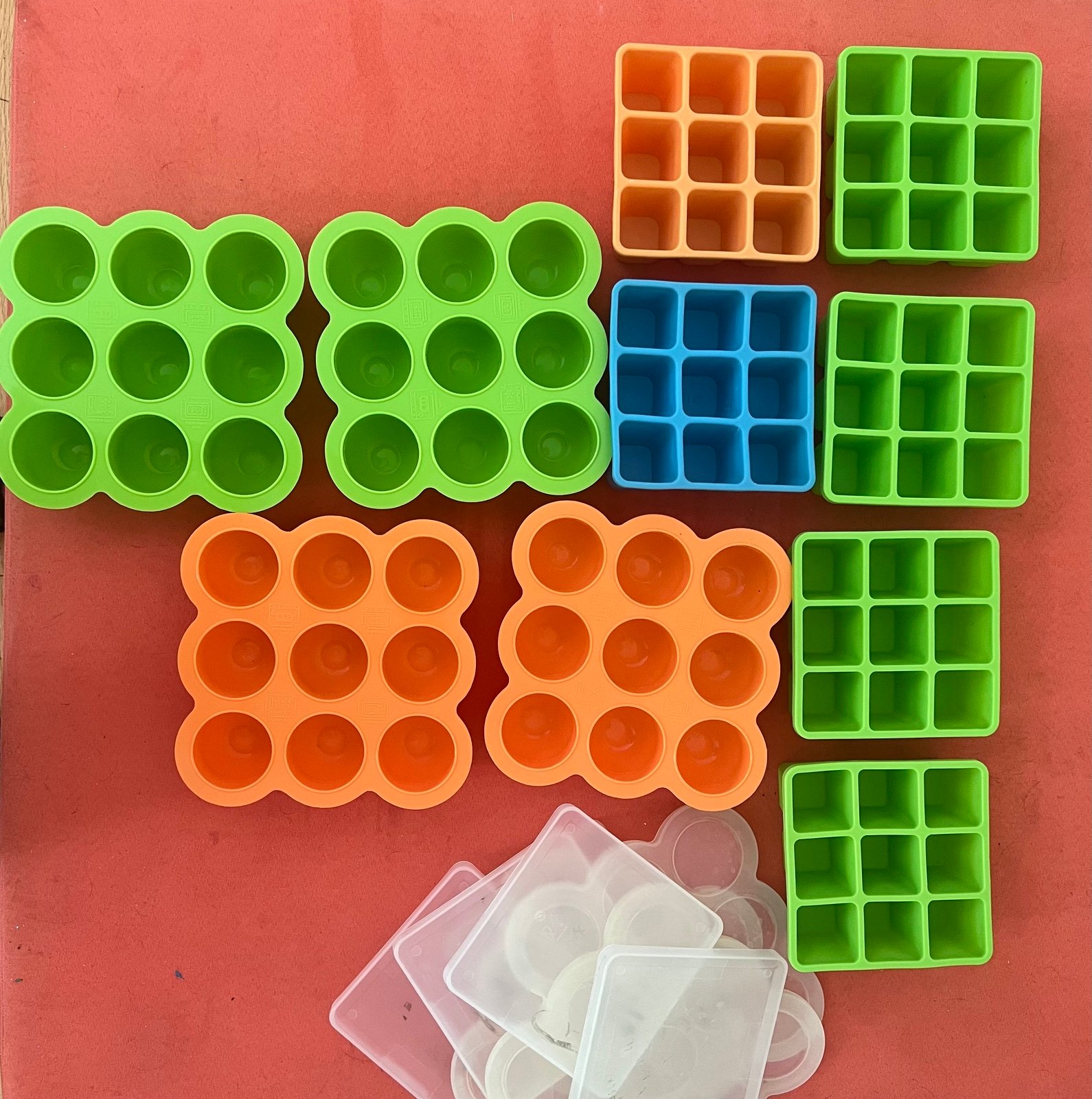 Baby Food Storage Silicone Trays Lot