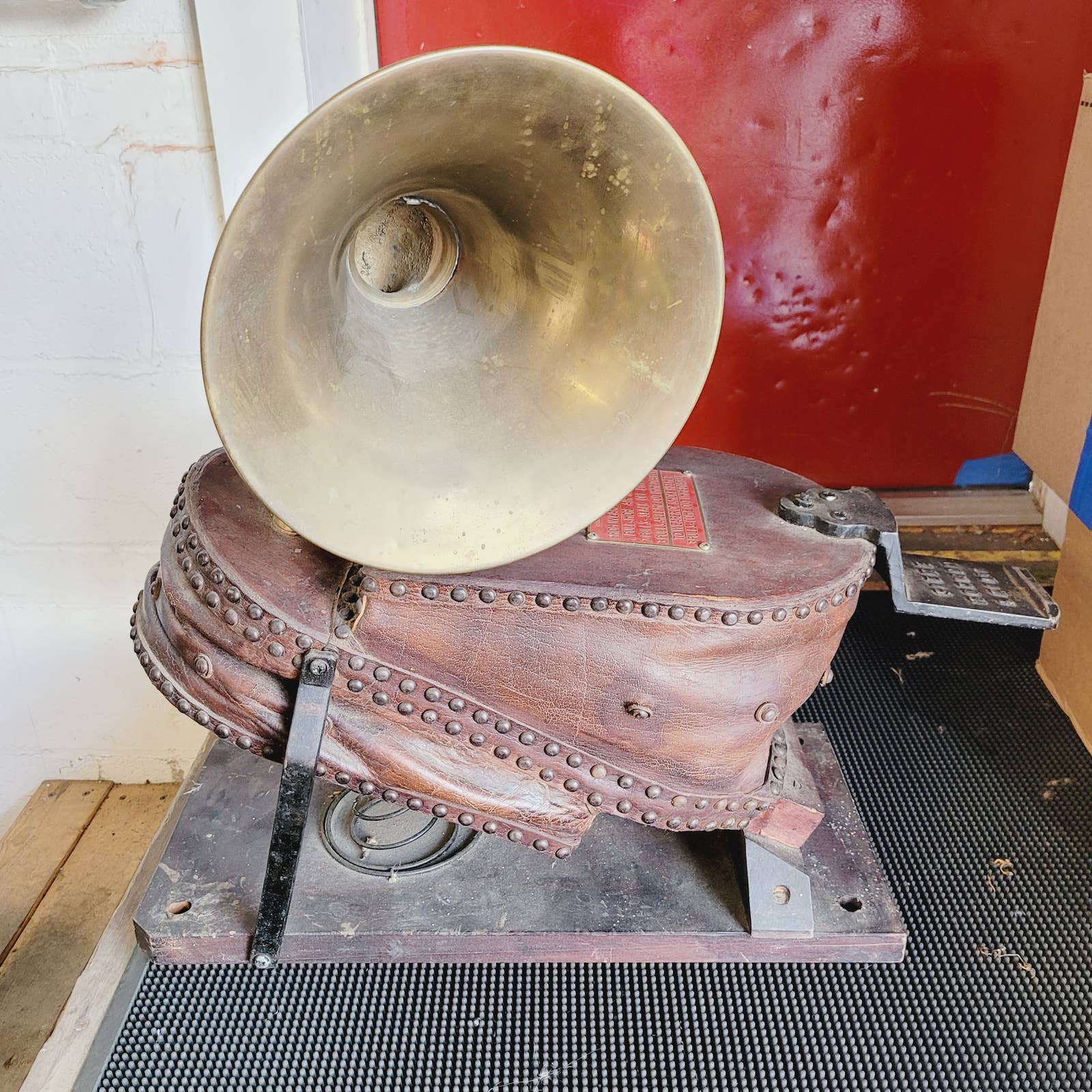 SIEBE Gorman & Co. Double Bellow Air Pump Fog Horn