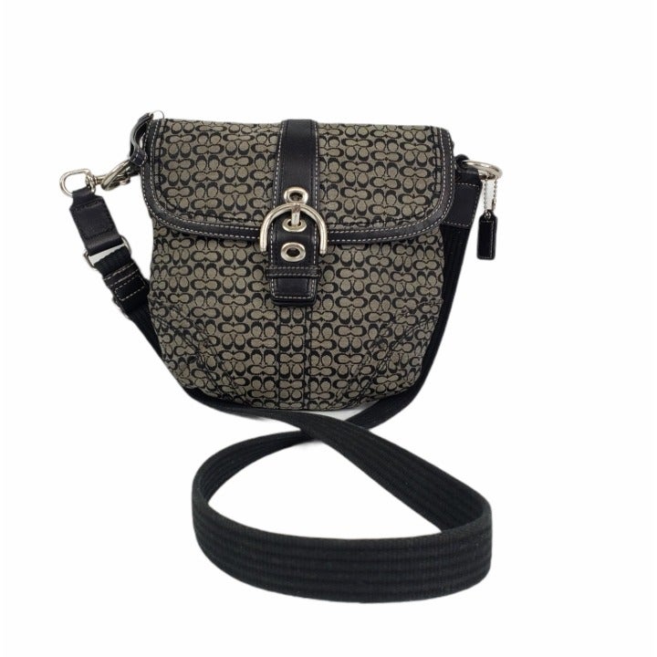 coach monogram crossbody bag