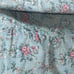 JC Penney Round Tablecloth Roses Ribbons Blue Pink rn 15881