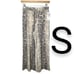 ✨Taupe Snakeskin Print Warm Knit Capri Pants~Size S