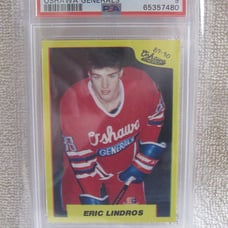 Eric Lindros 1989 7th Inning Stretch Oshawa Generals #1 PSA 9 mint