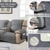 4pcs/set Waterproof Recliner Slipcover