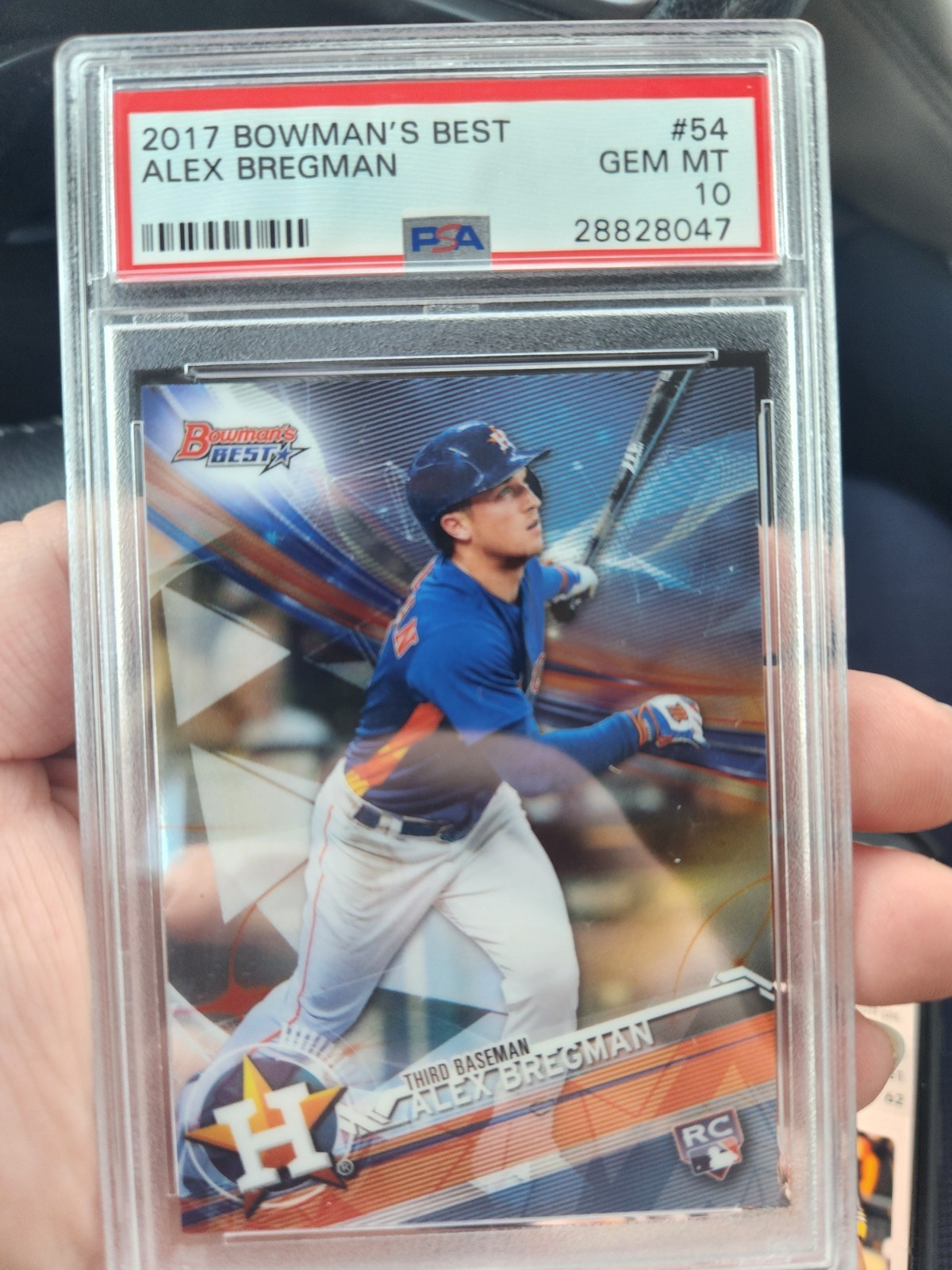 2017 Bowman’s Best Alex Bregman #54 RC PSA 10 GEM MINT ASTROS