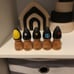 Hand Painted Solar System Peg Dolls