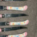 Regent Sheffield pink floral steak Knives