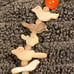 Vintage MOP bird ftish silver necklace