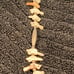 Vintage MOP bird ftish silver necklace