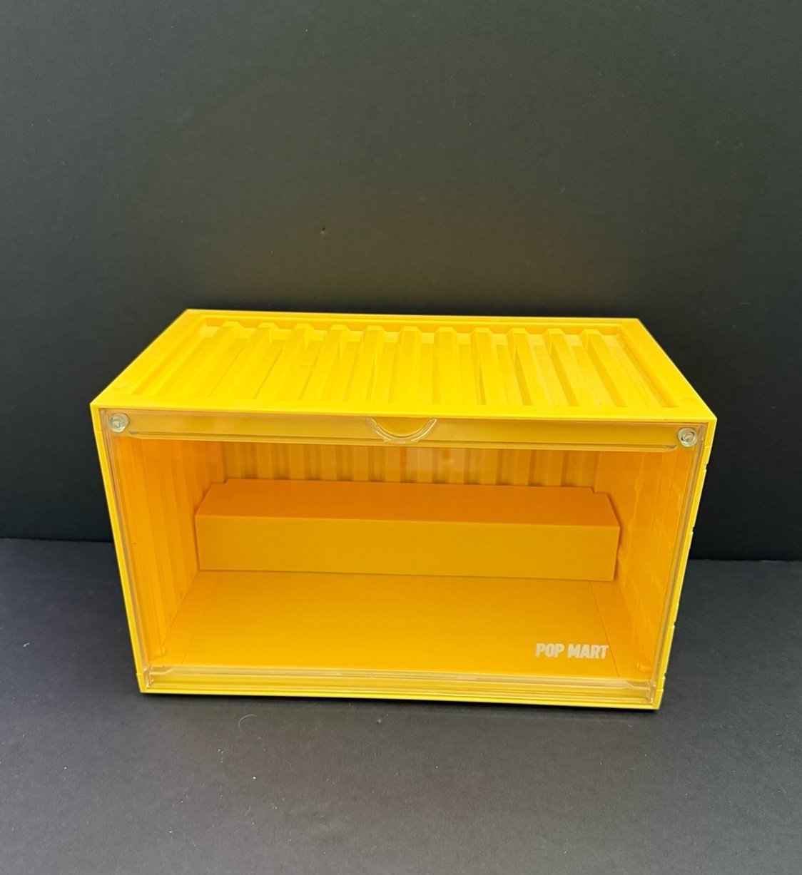Pop Mart MINI Display Container - Yellow Limited