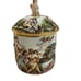 Capodimonte Jar With Lid Music Horse Angel
