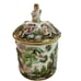 Capodimonte Jar With Lid Music Horse Angel