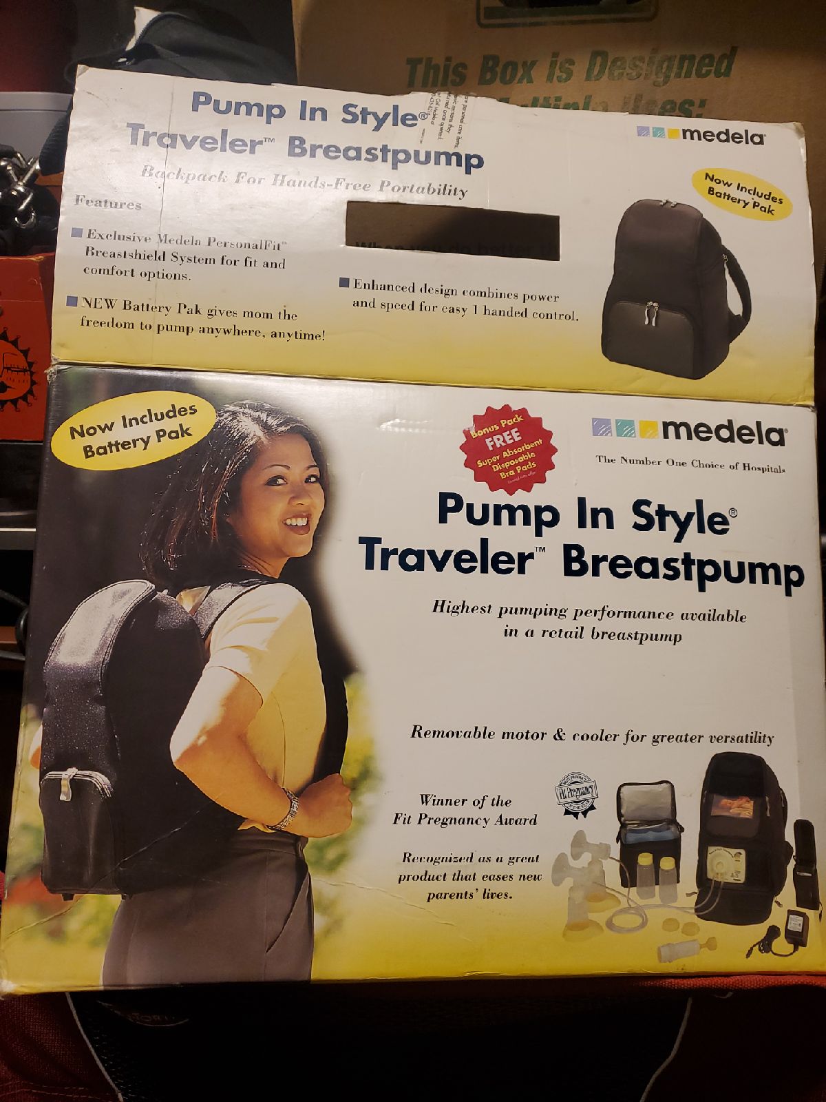 Medela pump in style traveler double bre