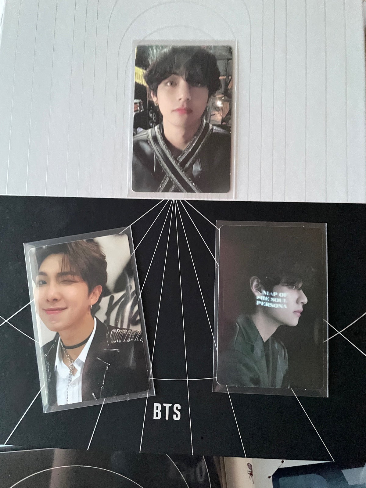 MOTS ON:E BTS photobook special set with taehyung and namjoon photocards