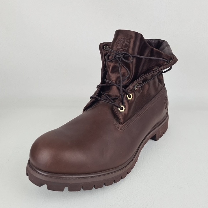 Timberland 6IN Roll Top Brown Men Boots Waterproof Leather Size 13