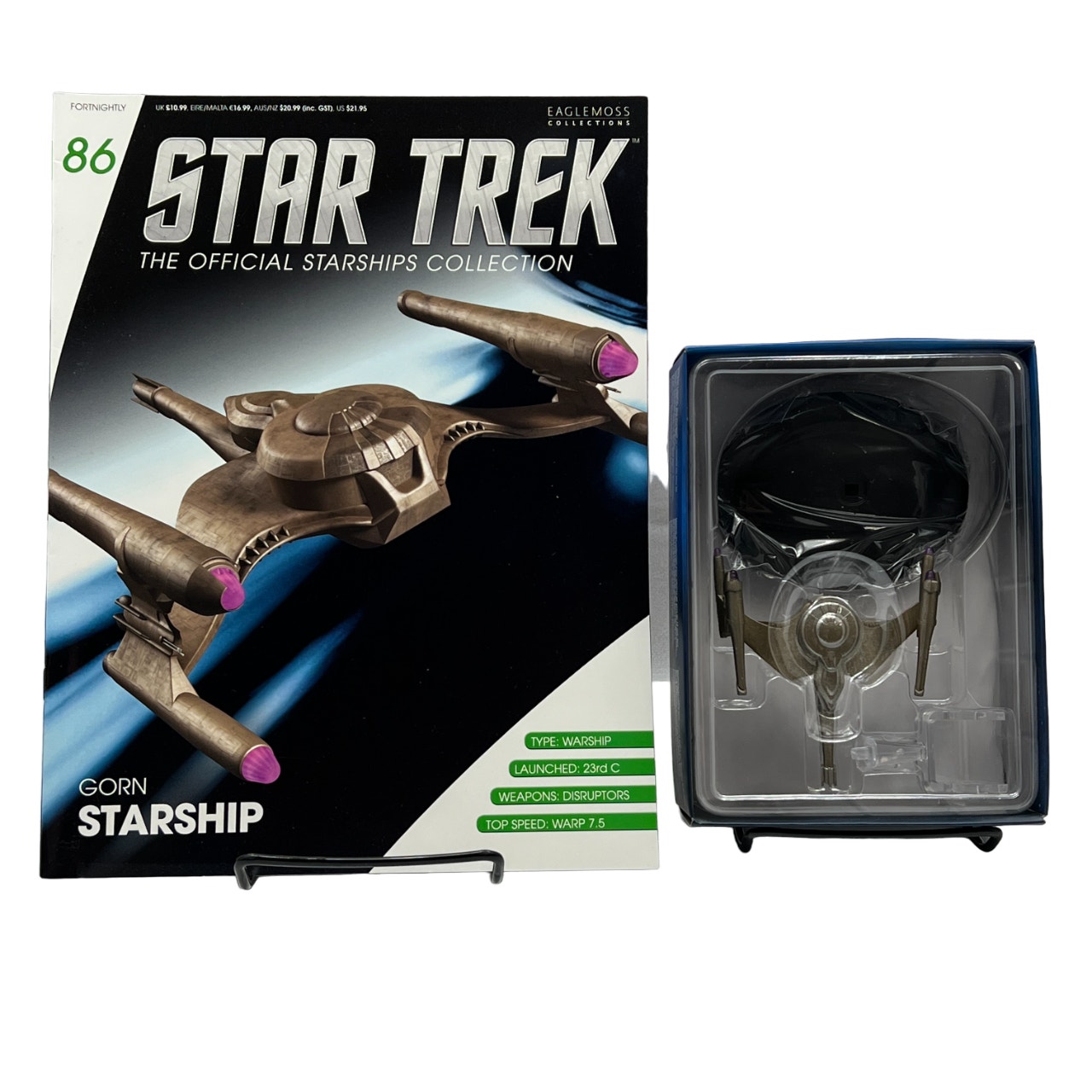 Eaglemoss 2018 Star Trek Gorn Starship Diecast Starship 86