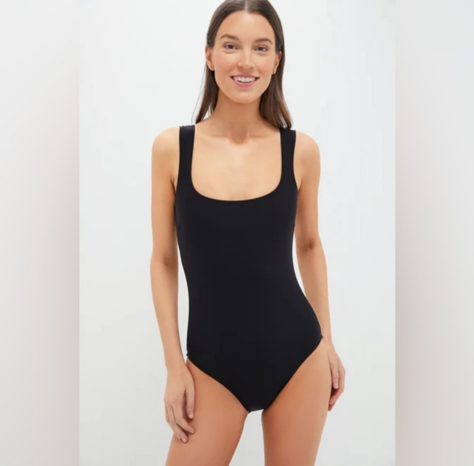 Stylest SYSTEM DreamSculpt Square Neck Tank One Piece Swimsuit