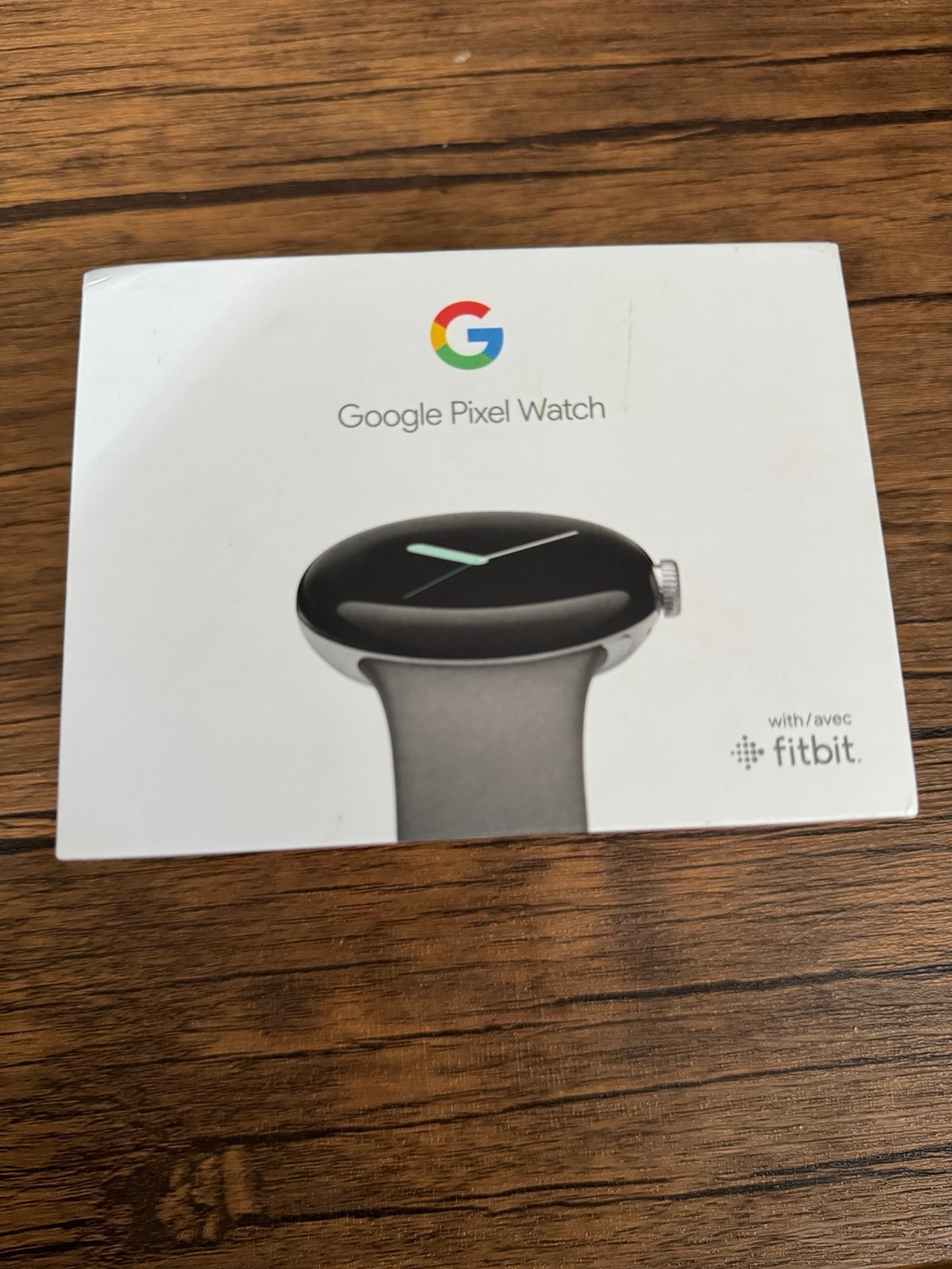 Google Pixel Watch Silver stainless Steel Smartwatch 41mm With charcoal active