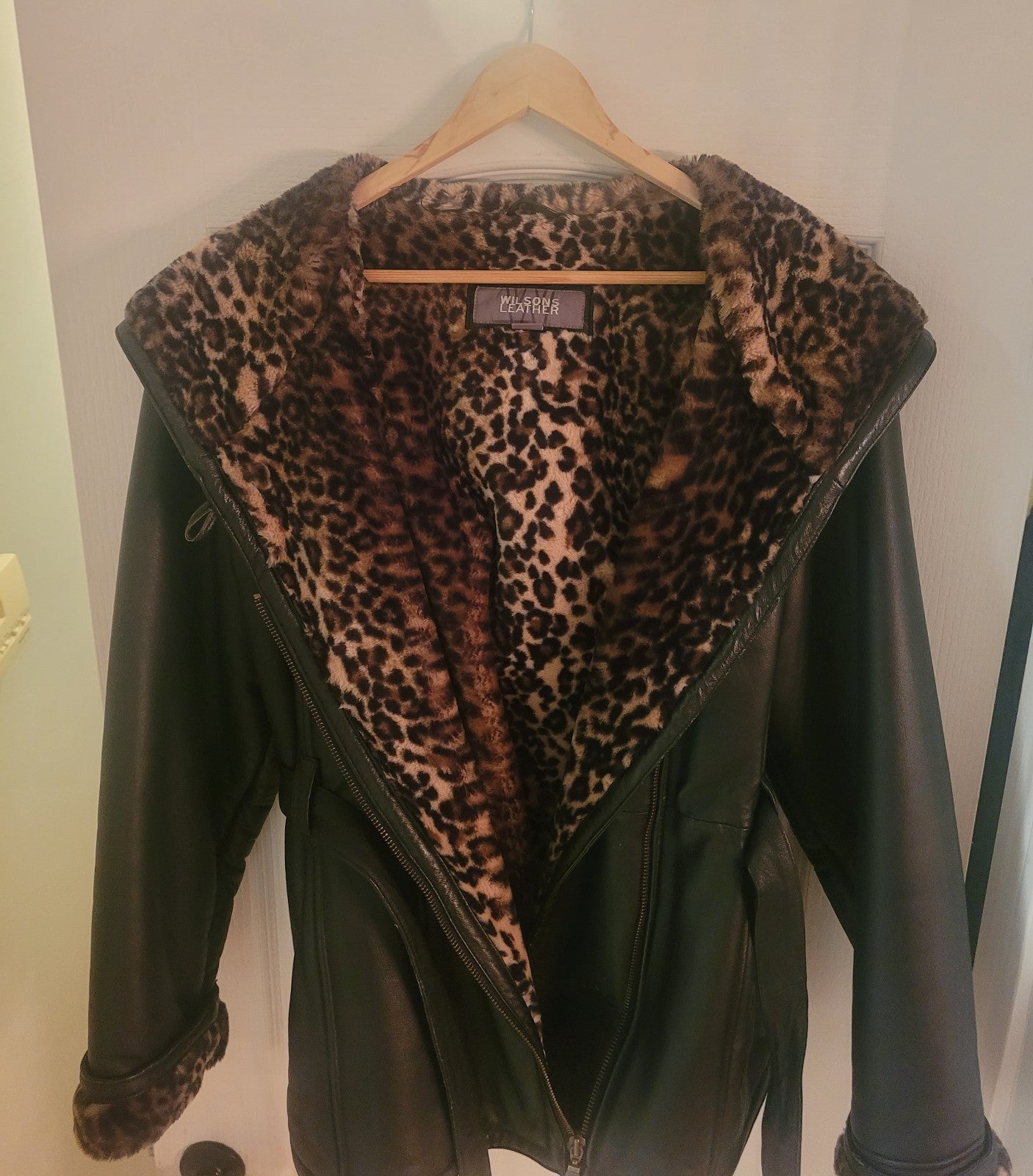 Wilsons Leather fur lined Jacket