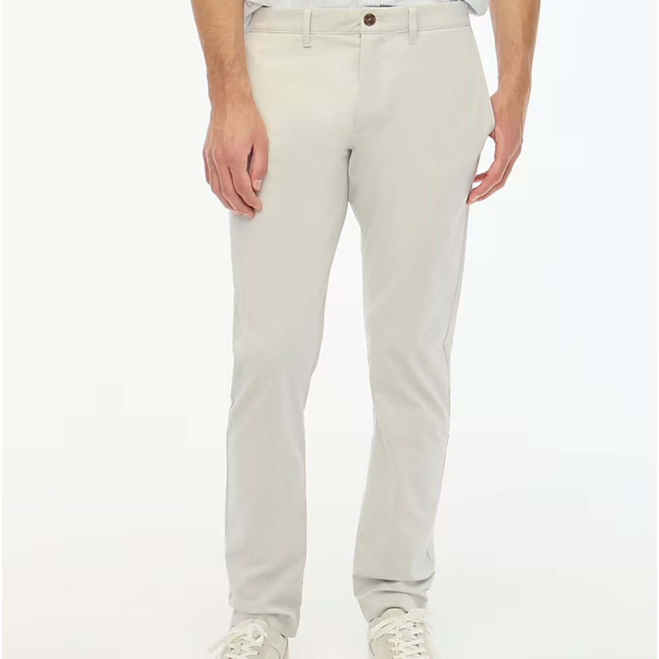NWOT J.Crew Slim-fit TruTemp365 Chino Pant In Stone Size 33x32