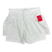 Spanx Women’s Get Moving Pleated Skort Skirt Shorts White Size L/G New