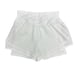 Spanx Women’s Get Moving Pleated Skort Skirt Shorts White Size L/G New