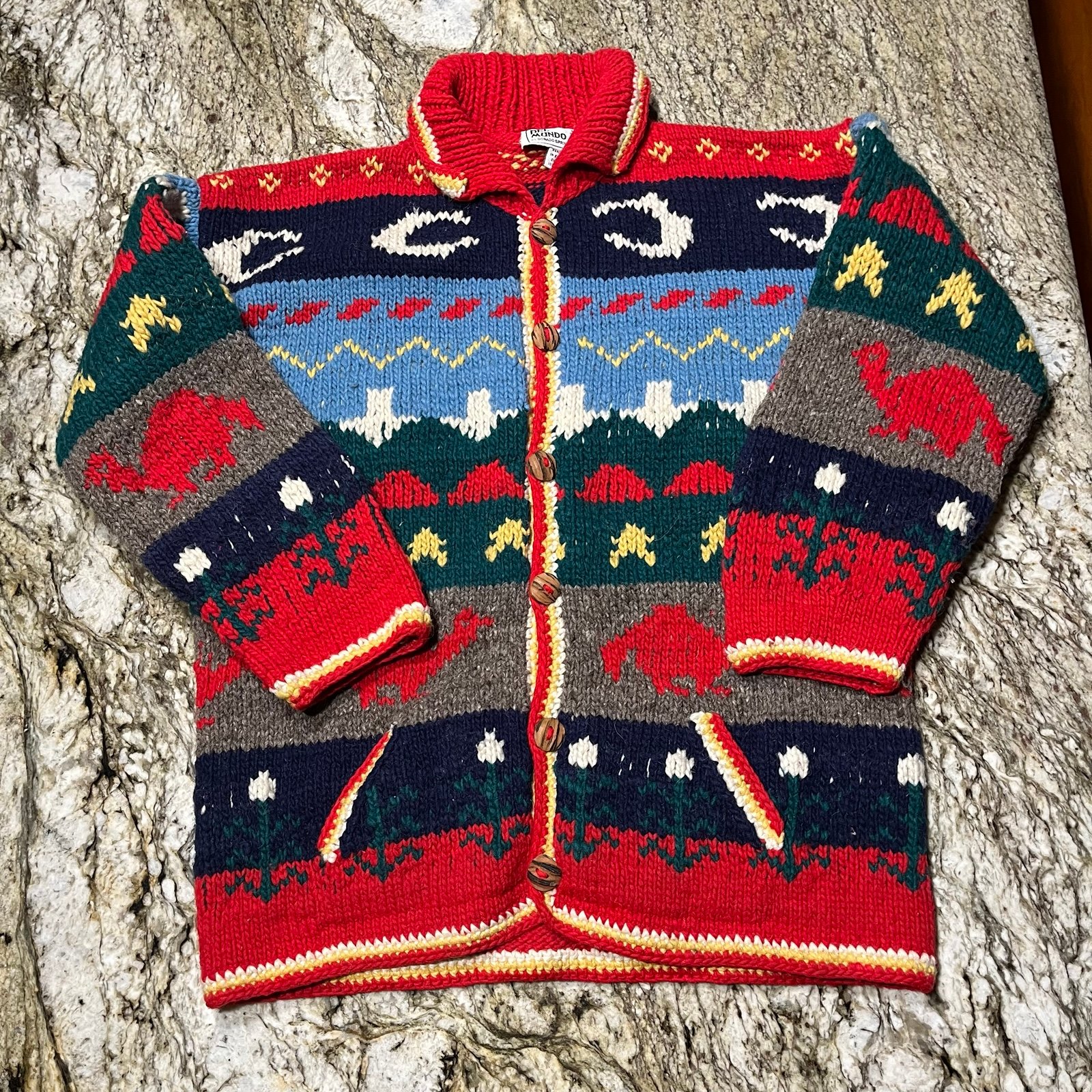 Vintage El Mundo 100% Wool Sweater