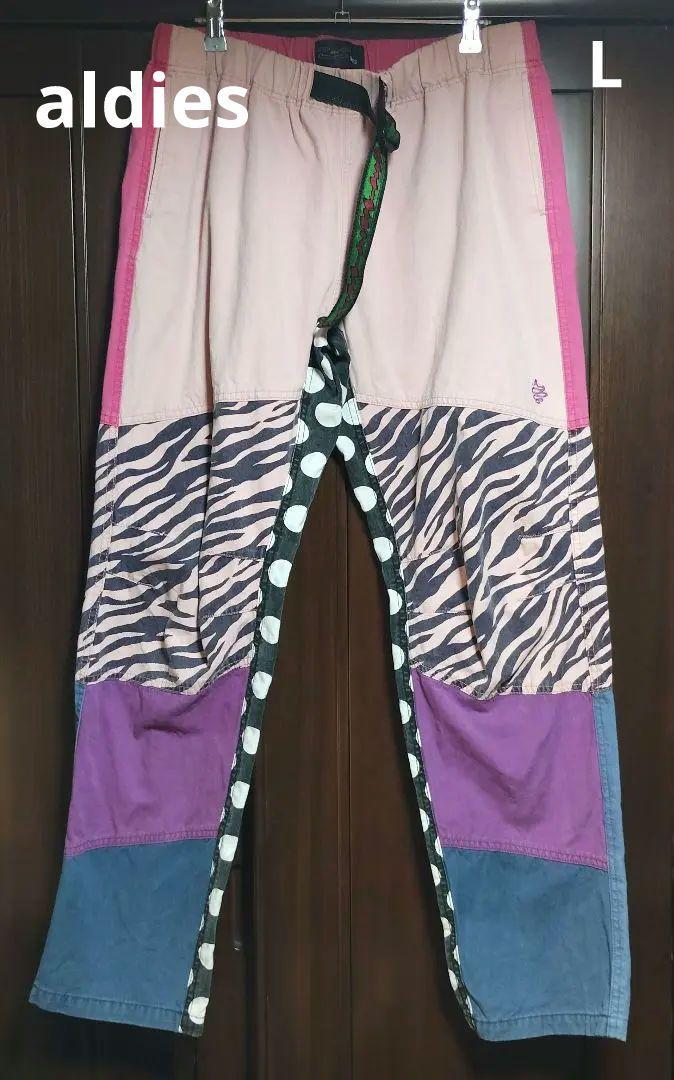 Rare aldies R.D.Z. Patchwork Casual Pants L Colorful