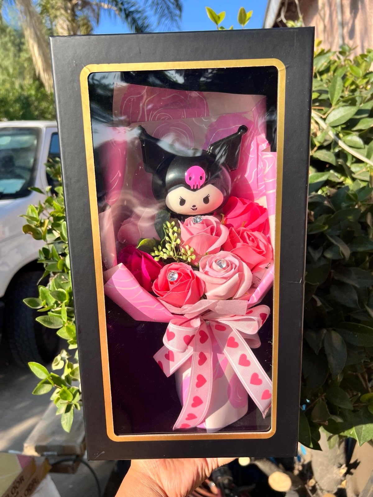 Valentine’s Day’s kuromi bouquet with lights
