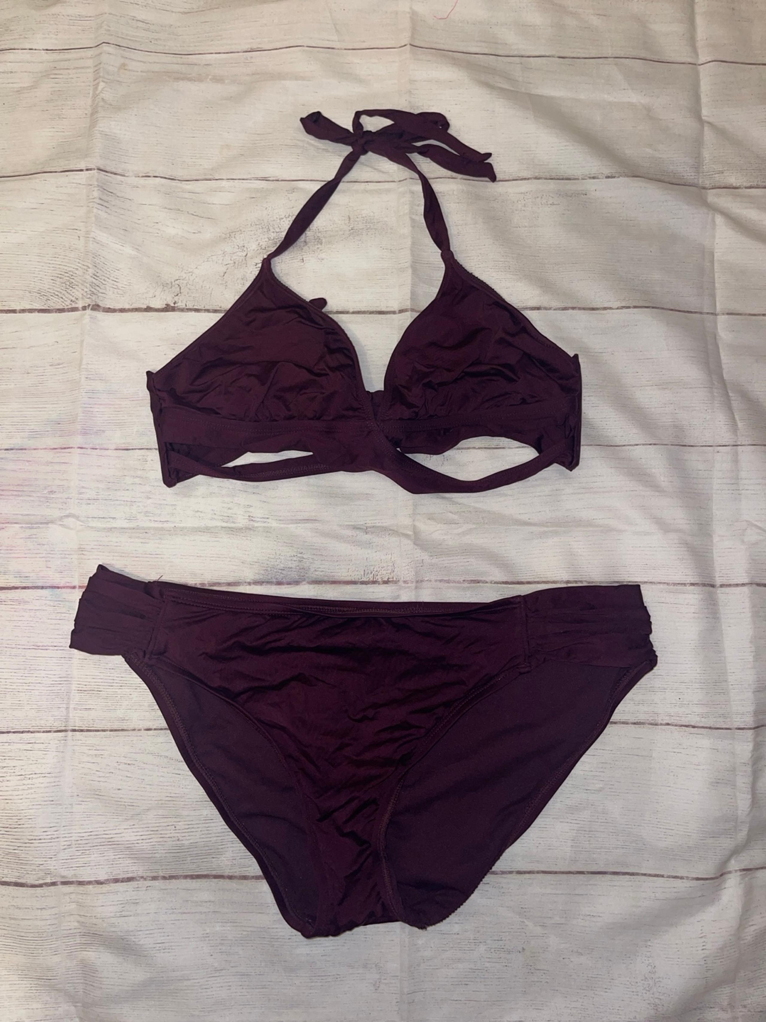 Women’s Medium Top XL Bottom Kona Sol Purple Bikini