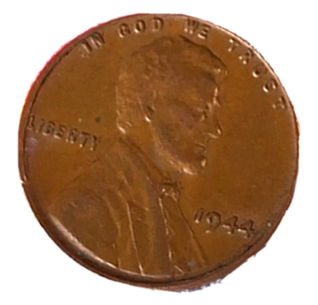 RARE 1944 WHEAT PENNY COIN CENT UNMARKED