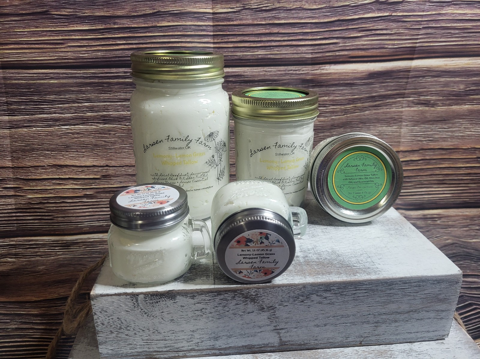 Larsen Family Farms Lemony Lemongrass Whipped Tallow