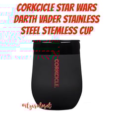 Corkcicle Star Wars Darth Vader Stainless Steel Stemless Cup NWT