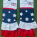XL Tommy Bahama patriotic buntings x 2 cloth 4th of July Memorial Day