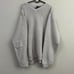 beige chunky cotton knit sweater