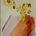 Eucalyptus leaves painting watercolor wall art