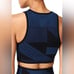 NWT Sweaty Betty Sports Bra Women's Size XS Blue Stretch Breathable Crop