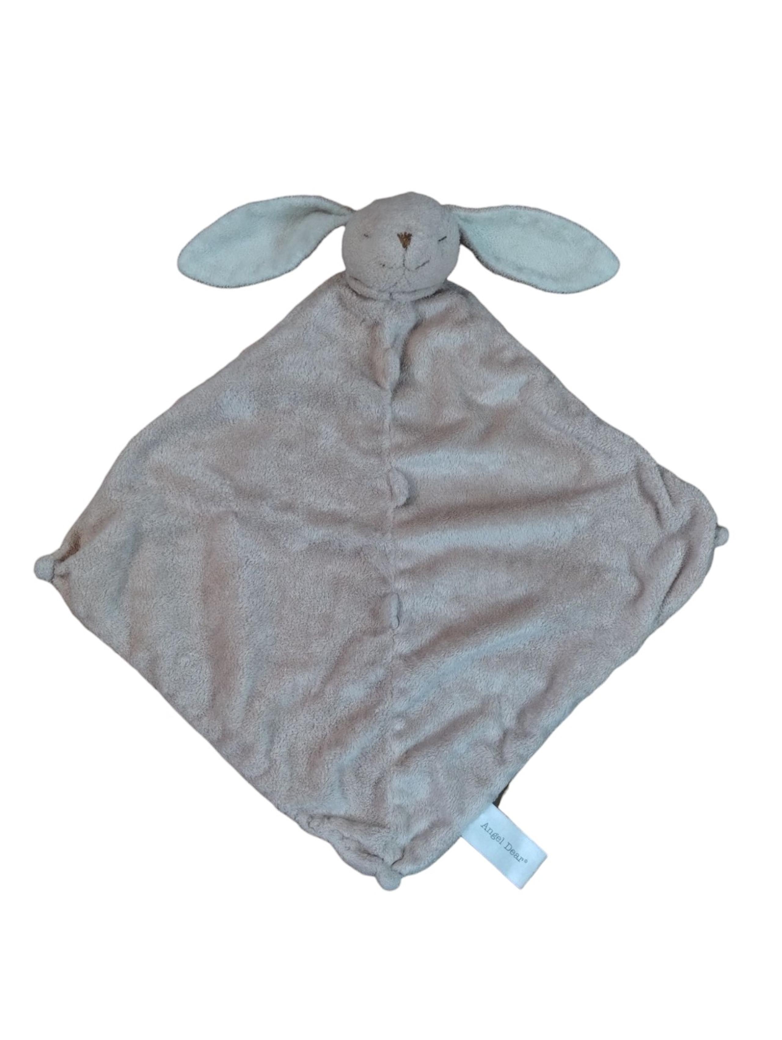 Angel Dear Bunny Security Blanket Lovey Plush Baby Toy Tan Floppy 2016