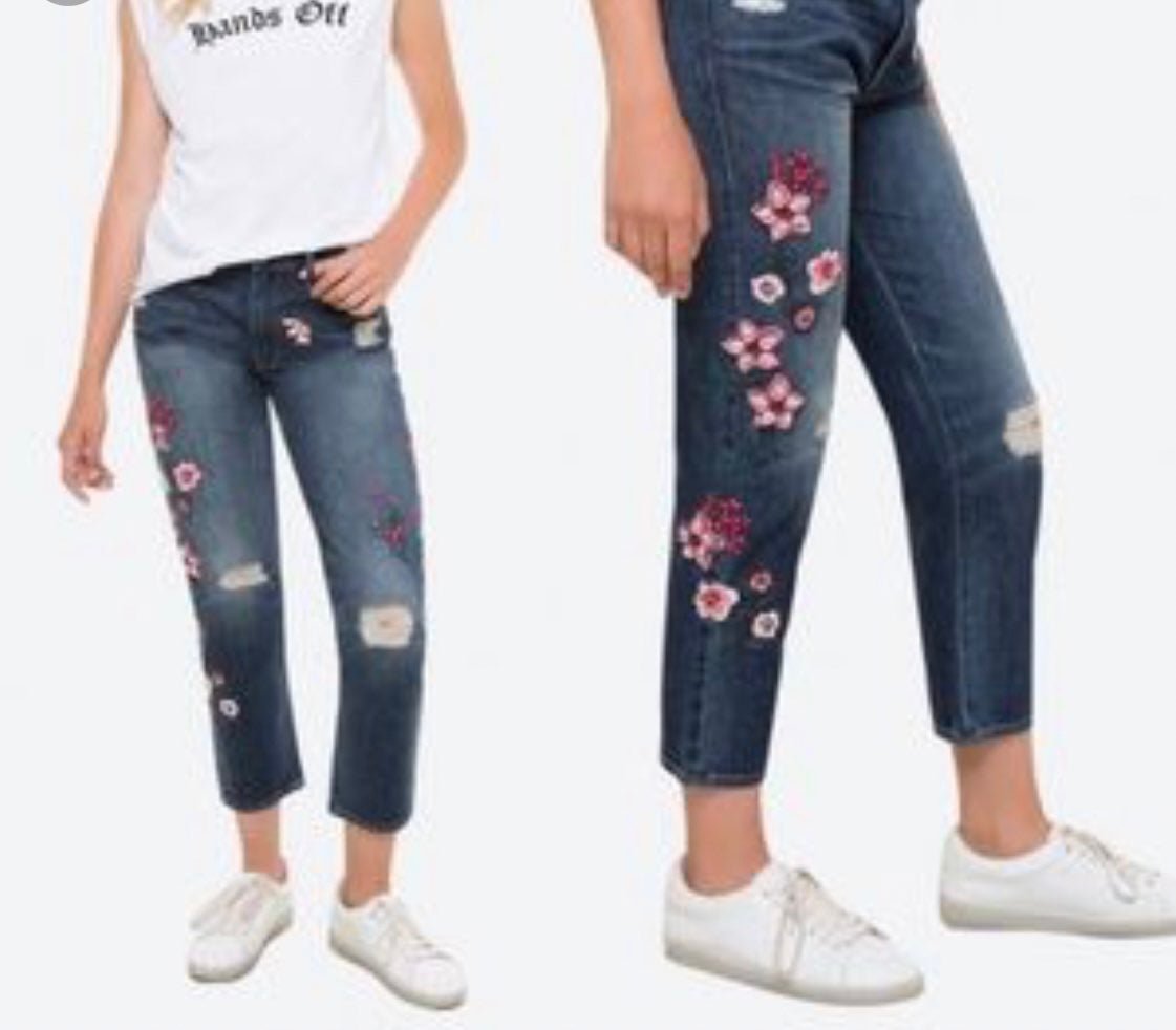 Juicy Couture embellished jeans