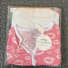 Little Sleepies Womens Pink Hearts, Small