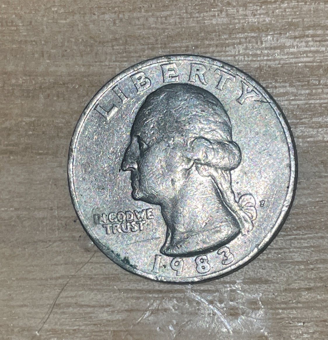 1983P DDO error coin