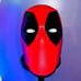 3-D printed custom-made,Deadpool sprayed with auto body paint