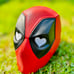 3-D printed custom-made,Deadpool sprayed with auto body paint