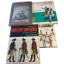 4 Books on Uniforms Military Styles Vintage Antique Styles Historical History
