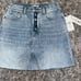 7 For All Mankind X Revolve Raw Hem Mini Skirt in Floral Rigid NWT Size 25