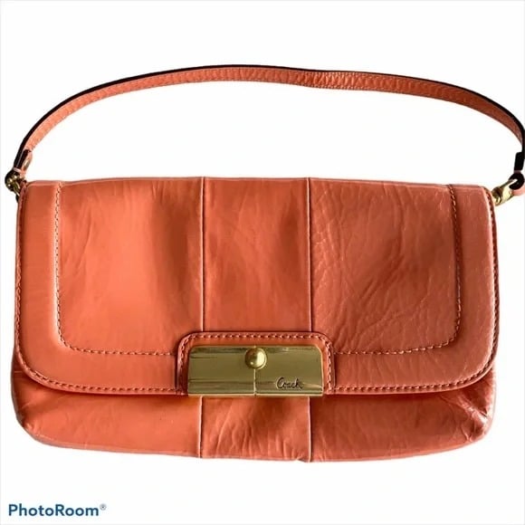 Coach patent leather wristlet
